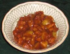 Slow Cooker Apple Bean Bake