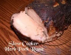 Slow Cooker Herb Pork Roast