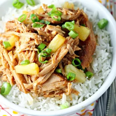 Slow Cooker Pineapple Pork Chili with a Spicy Kick