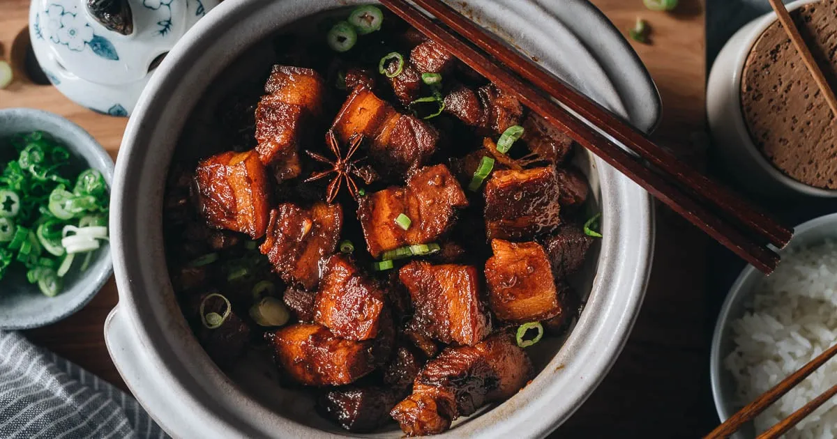 Slow Cooker Red Braised Pork Ribs