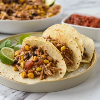 Slow Cooker Salsa Chicken With Black Beans And Corn