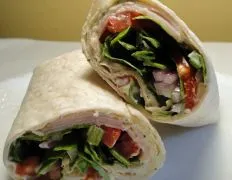 Smoked Turkey And Tomato Wraps