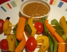 Spicy Thai Peanut Veggie Skewers Recipe