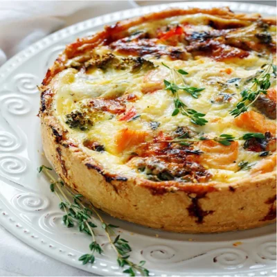 Spicy Trinidadian-Inspired Pepper Quiche Recipe