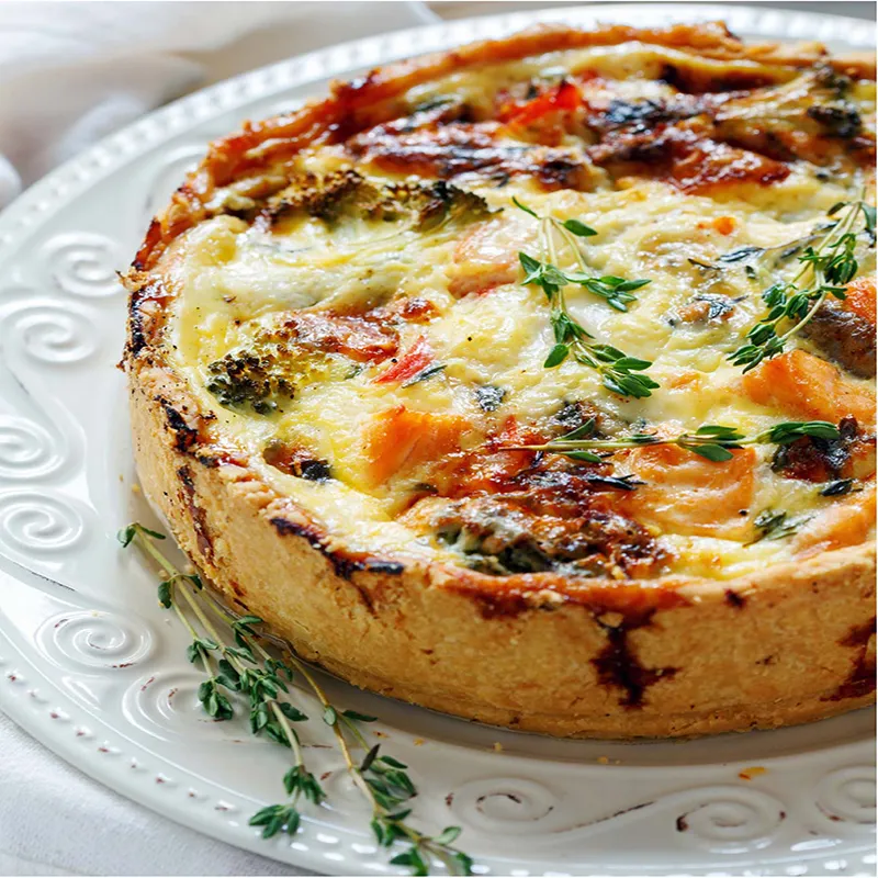 Spicy Trinidadian-Inspired Pepper Quiche Recipe