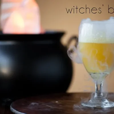 Spooky Witch's Brew Punch for Halloween Delight