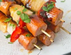 Tangy Kielbasa And Pineapple Skewers Recipe