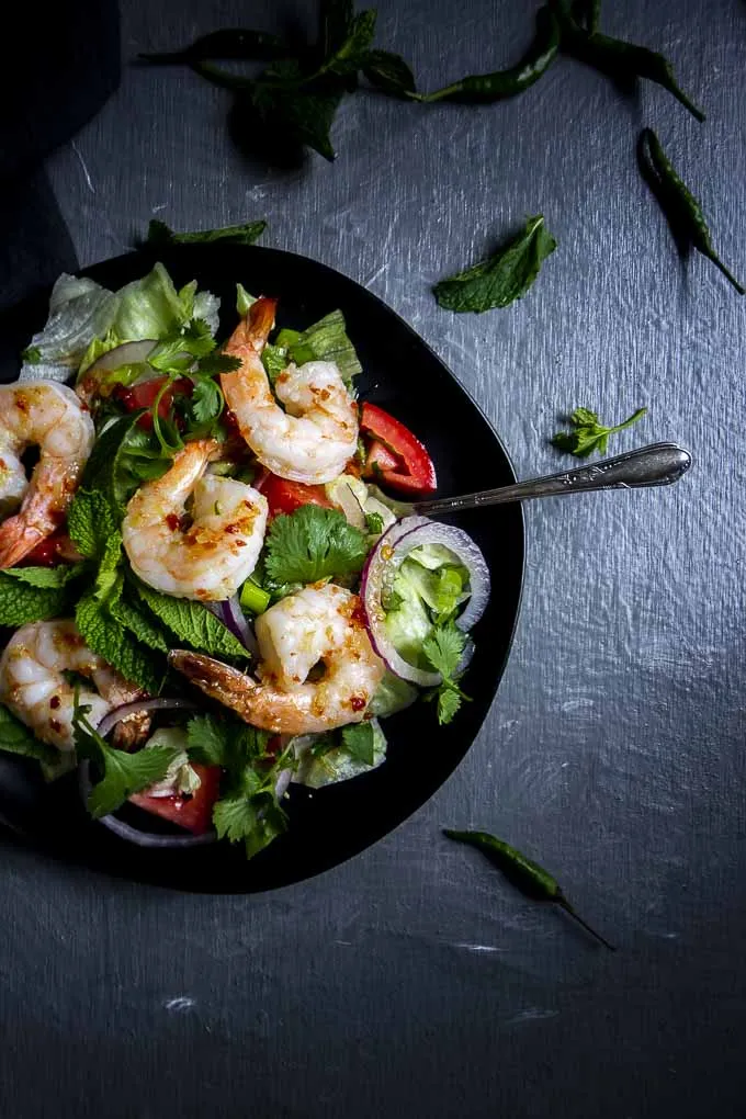 Thai-Inspired Spicy Shrimp Salad Recipe