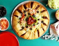 Ultimate Cheesy Taco Crescent Ring Recipe