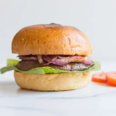 Ultimate Grilled Portobello Mushroom Burger Recipe