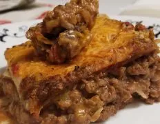 Ultimate Layered Beef and Bean Burrito Bake