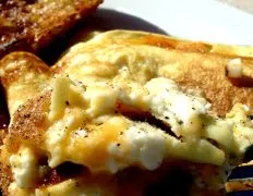 Ultimate Three-Cheese Omelette Delight