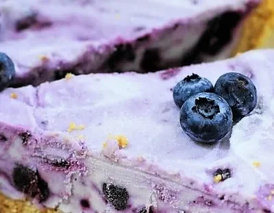 Ultra-Light & Fluffy Blueberry Cream Pie Recipe