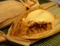 Yam and Pecan Sweet Tamales Recipe
