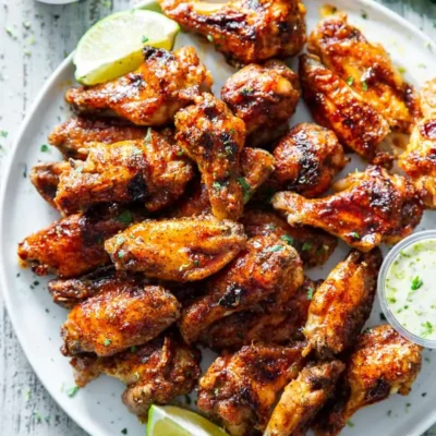 Zesty Chili Lime Chicken with Fiery Dipping Sauce