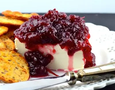 Zesty Cranberry and Cheese Delight Spread