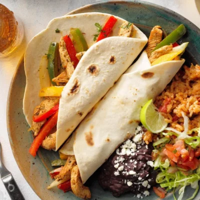 Zesty Lime &Amp; Cilantro Turkey Pita Fajitas: A Flavorful Twist
