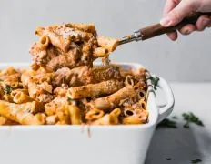 Zesty Oven-Baked Ziti Casserole