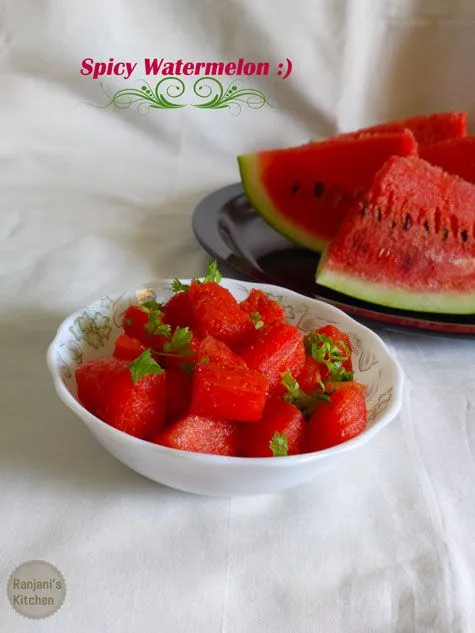 Zesty Watermelon Delight: A Refreshing Spicy Twist