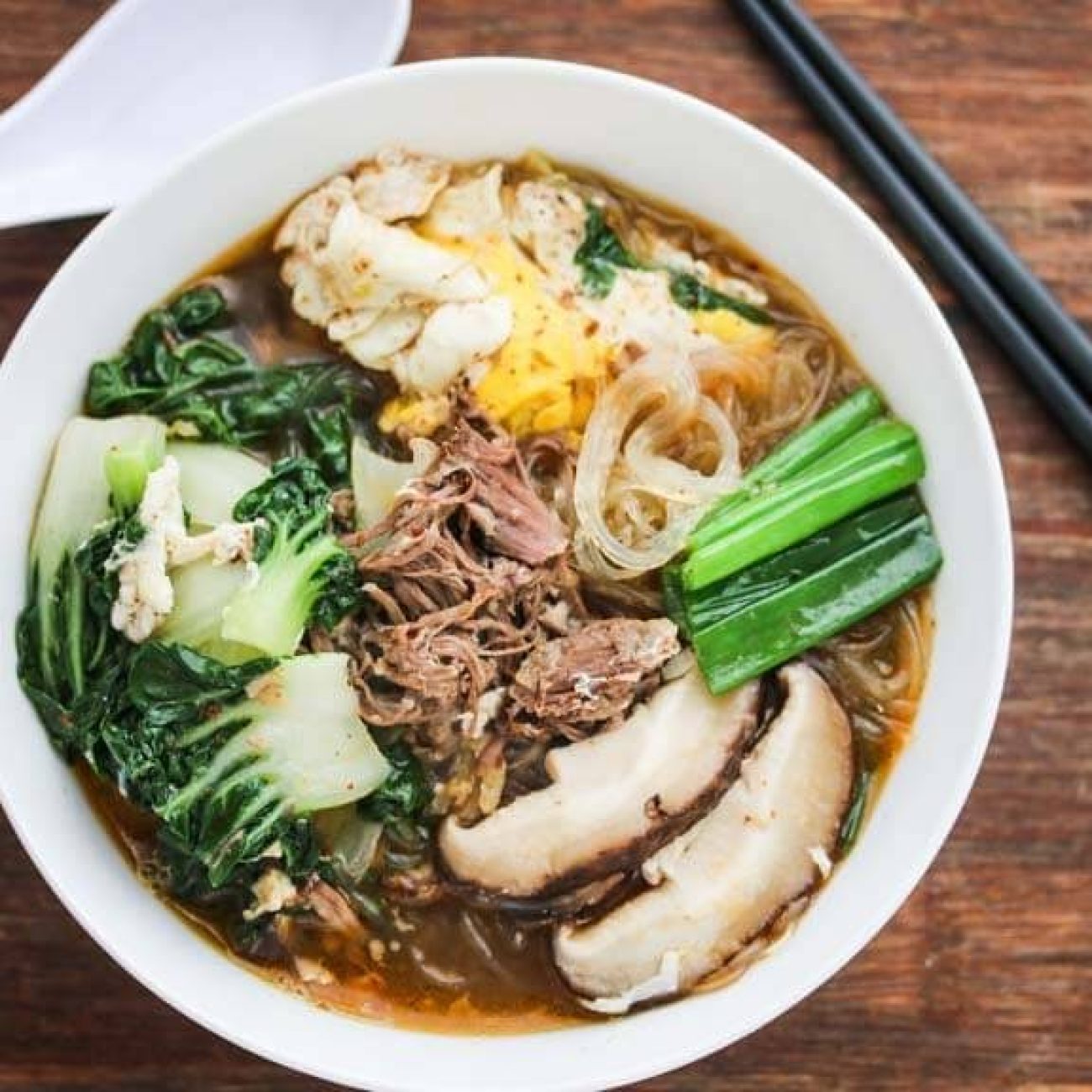 A Spicy Korean Noodle Soup
