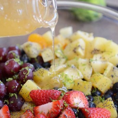 African Fruit Salad With Lime Dressing