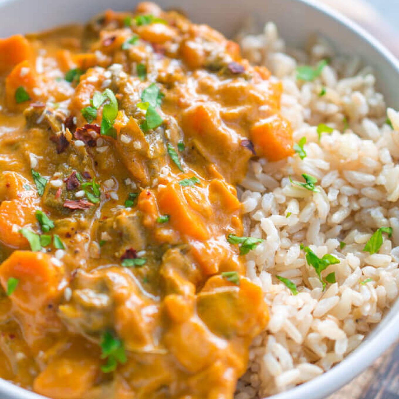 African Peanut- Chicken Soup