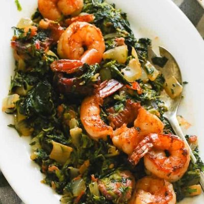 African Spinach Salad