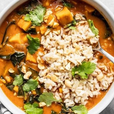 African Vegetable Soup With Coconut