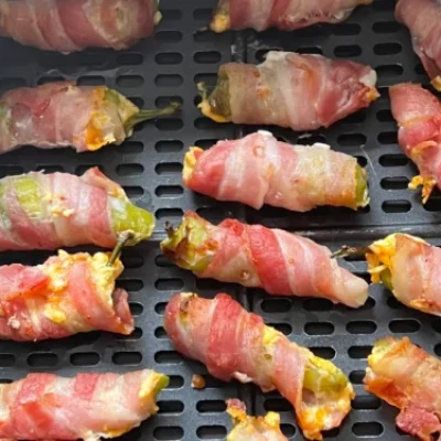 Air-Fryer Bacon Jalapeno Poppers