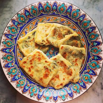 Algerian Mhajeb - Traditional Filled Pastry