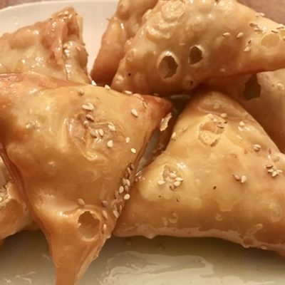 Almond & Sesame Pastry Samsa