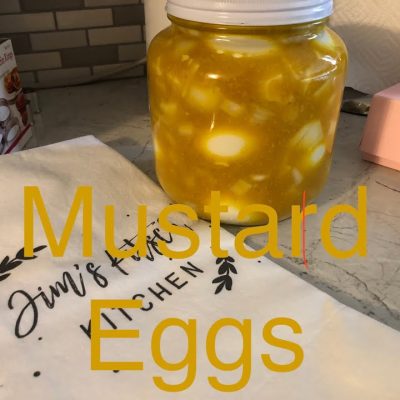 Amish Yellow Pickled Eggs