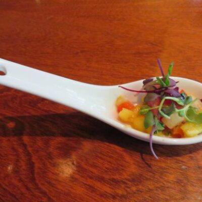 Amuse Bouche Broccoli Chinese Spoon