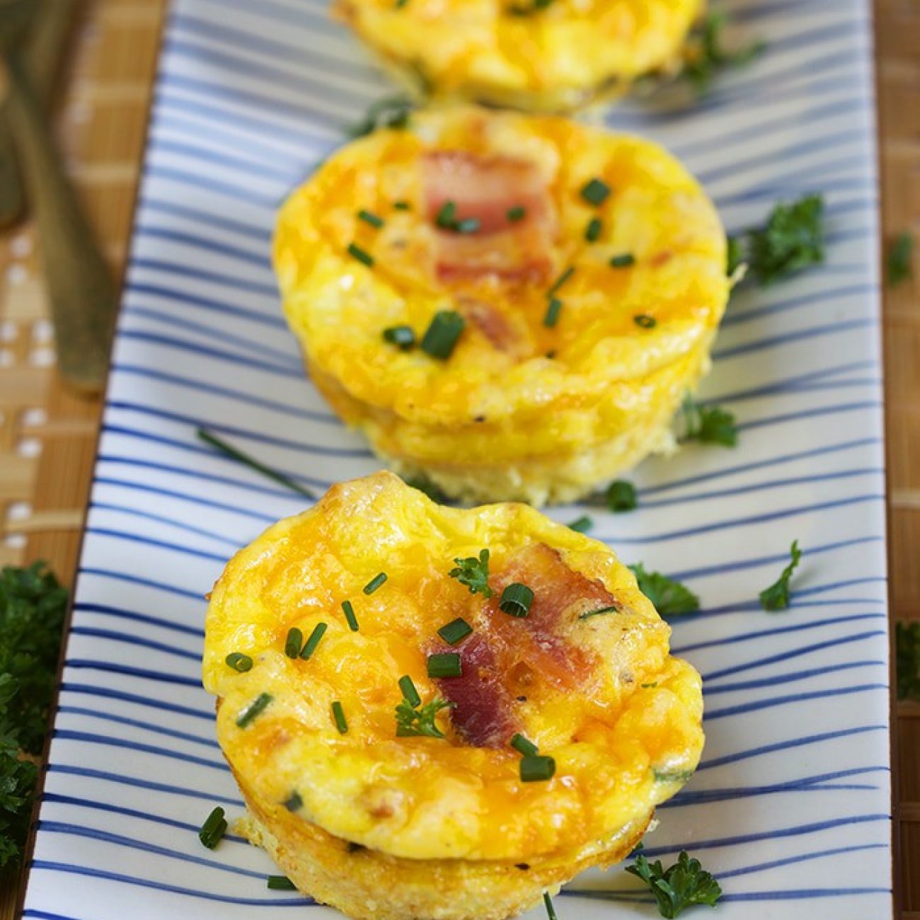 Apple Buttered Bacon Cheddar Cups