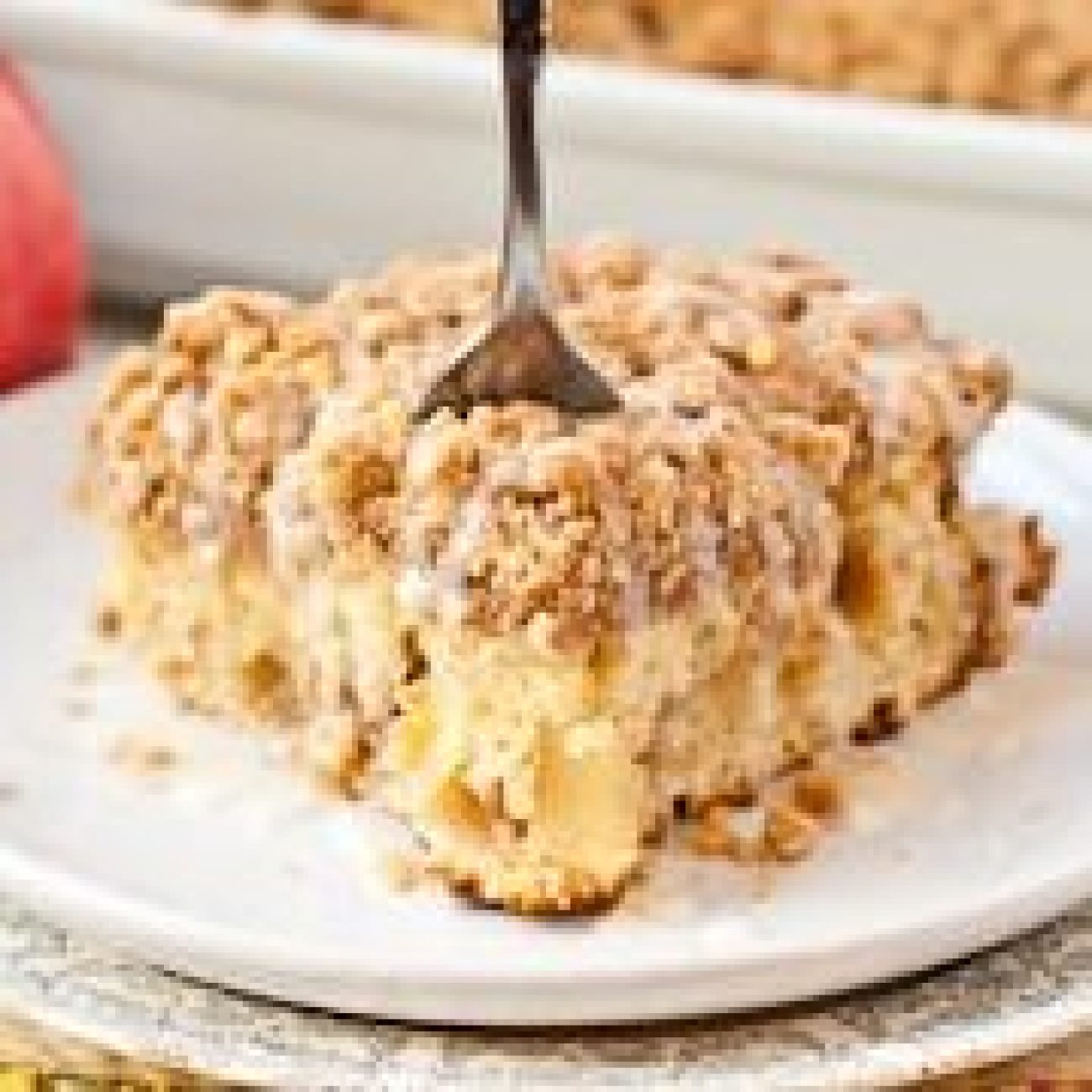 Apple Coffee Cake With Crumble Topping