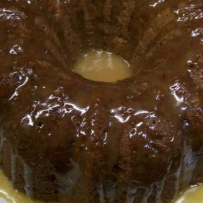 Apple Nut Cinnamon Bundt Cake With Brown