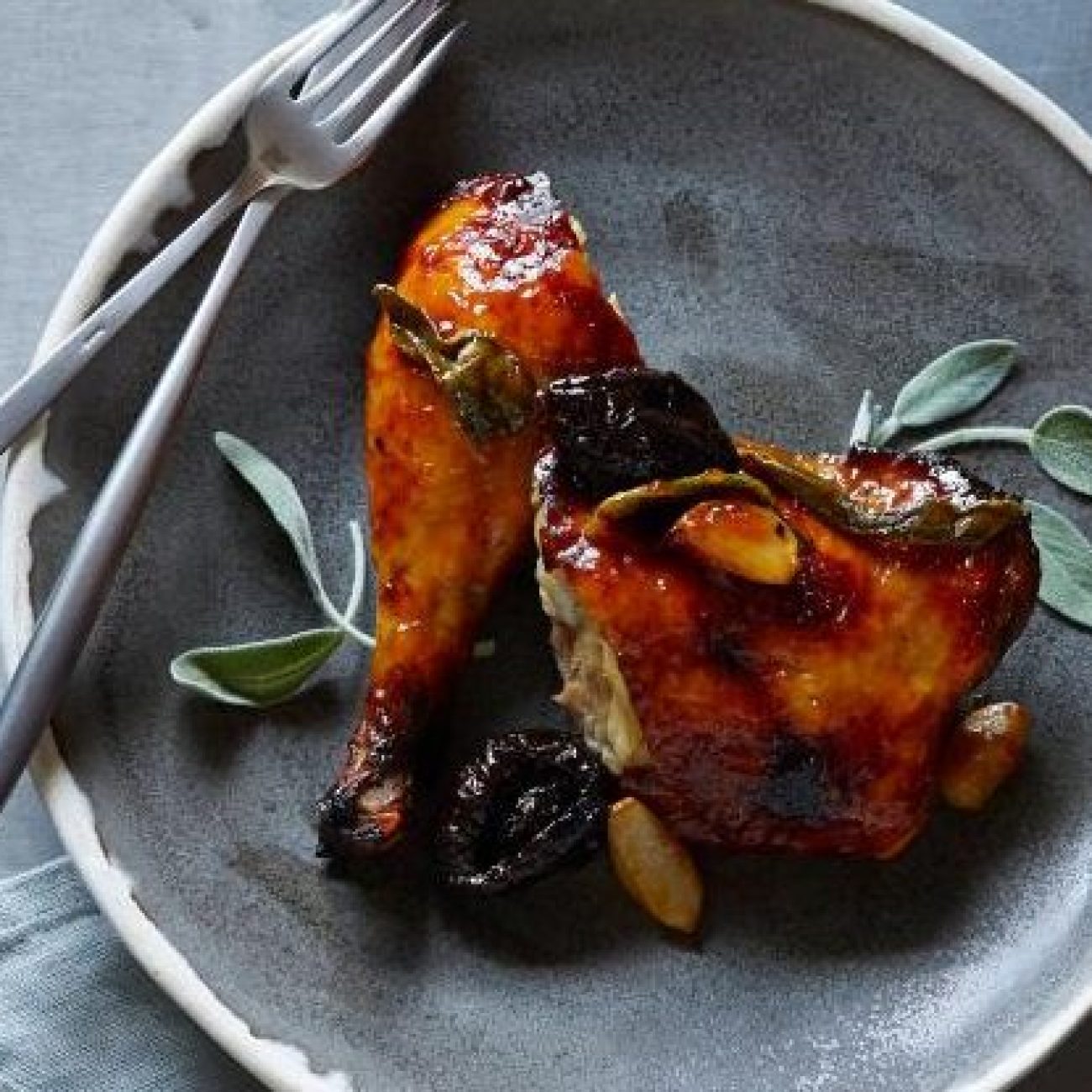 Apricot Glazed Chicken And Couscous