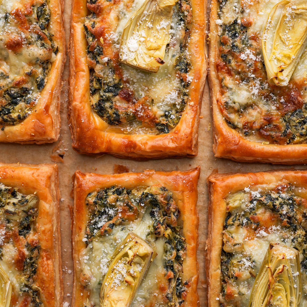 Artichoke- Parmesan Turnovers