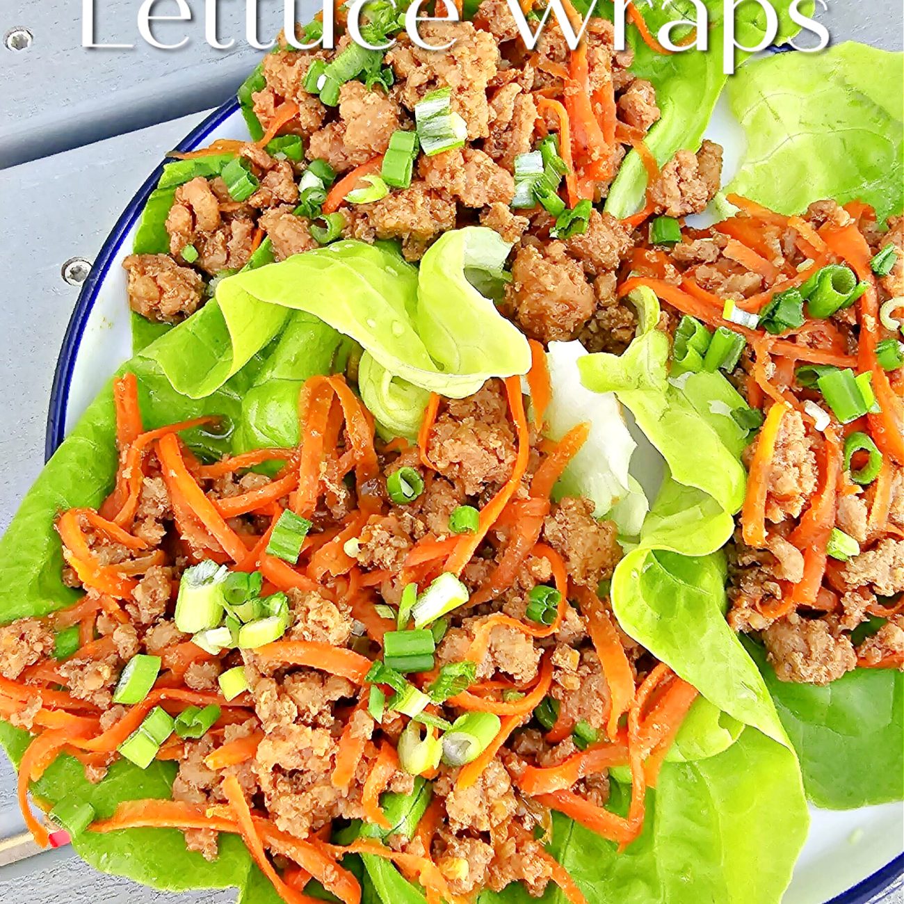 Asian Barbecued Turkey Lettuce Wrap