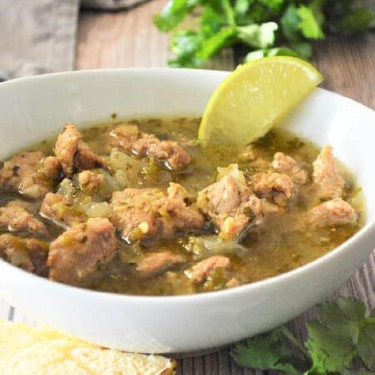 Authentic Chili Verde Pork And Green Tomatillo