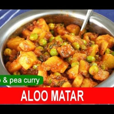 Authentic South Asian Potato and Spring Pea Curry Recipe