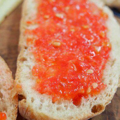 Authentic Spanish Tomato Bread - Pan Con Tomate Recipe