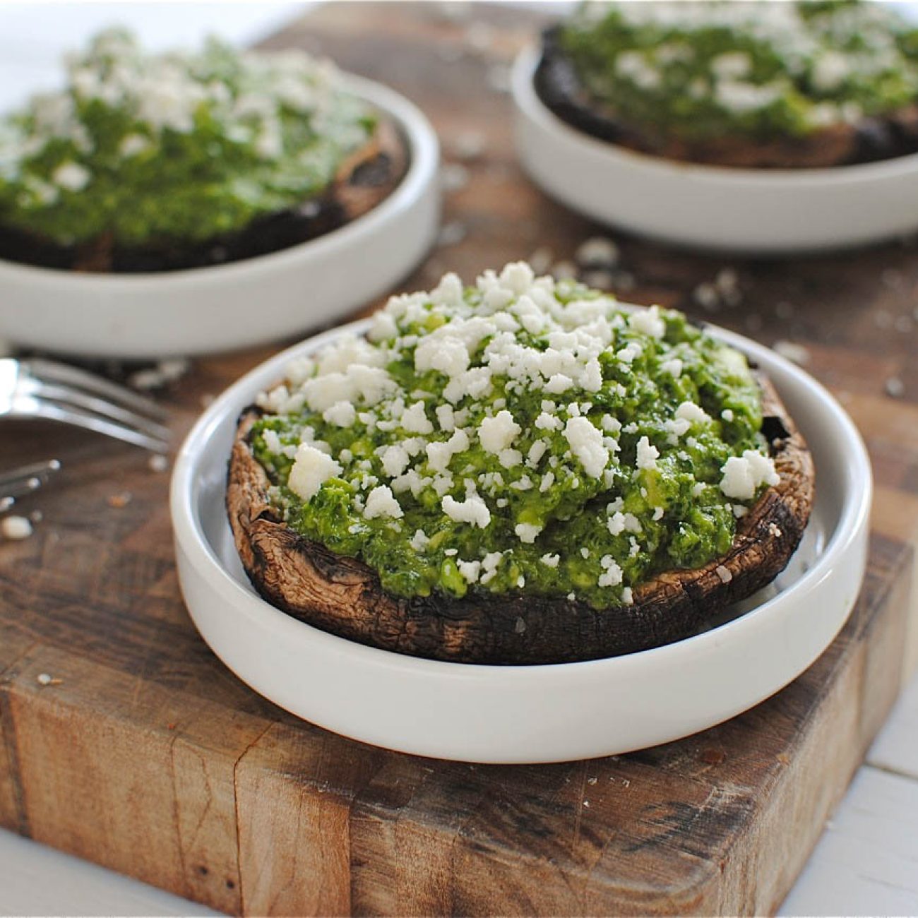 Avocado Stuffed Portobello