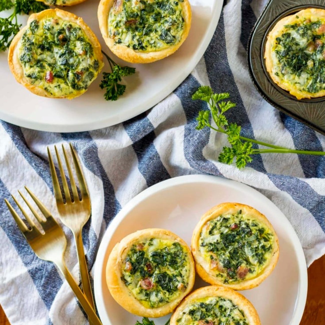 Awesome Mini Spinach Quiche Bites