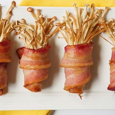 Bacon And Mushroom Roll- Ups
