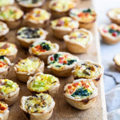 Bacon, Thyme And Gruyere Mini Quiches