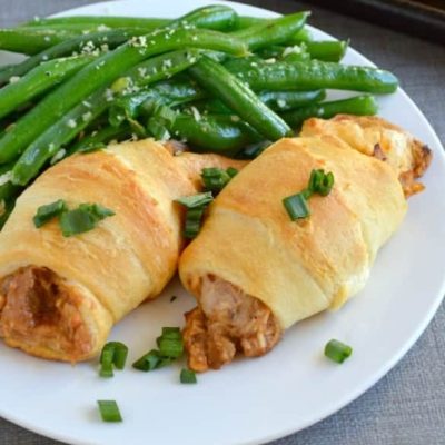 Baked Chicken In Crescent Rolls For 2