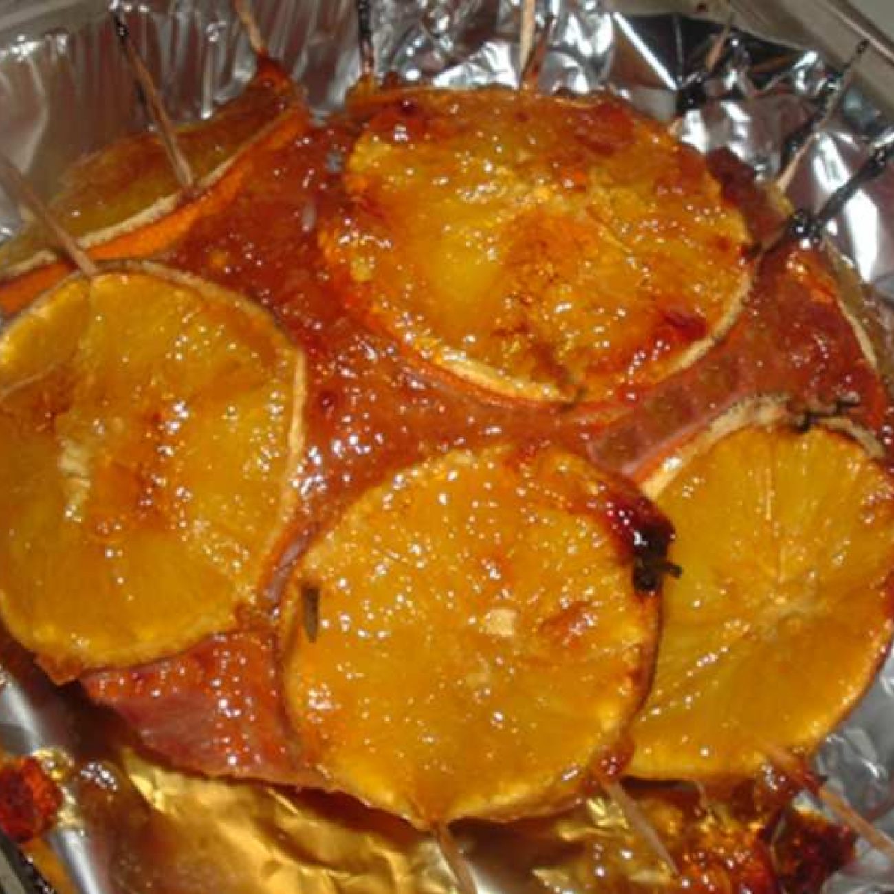 Baked Ham With Orange And Ginger Glaze