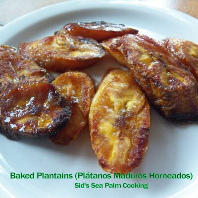 Baked Plantains - Cooking Bananas