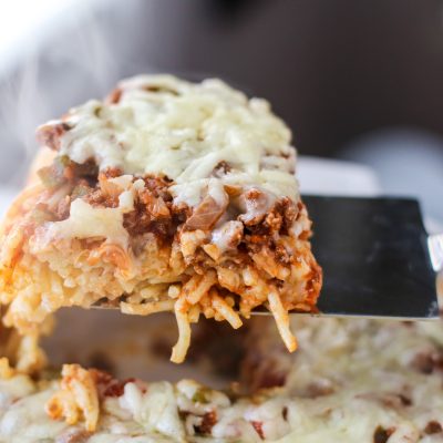 Baked Spaghetti Cheesy &Amp; Spicy